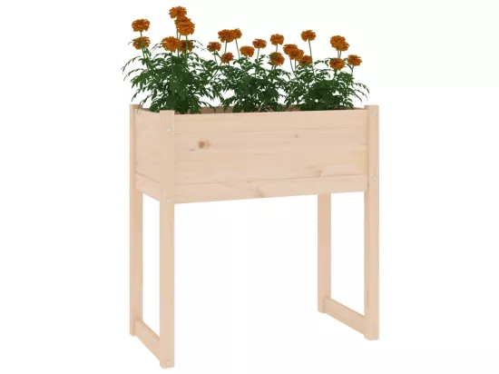 Jardinière 78x40x81 cm Bois massif de pin