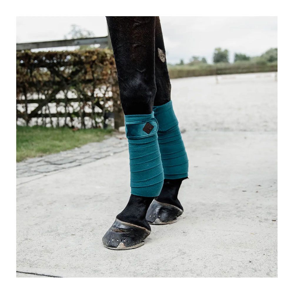 Kentucky POLAR FLEECE - Bandes de polo x4 émeraude