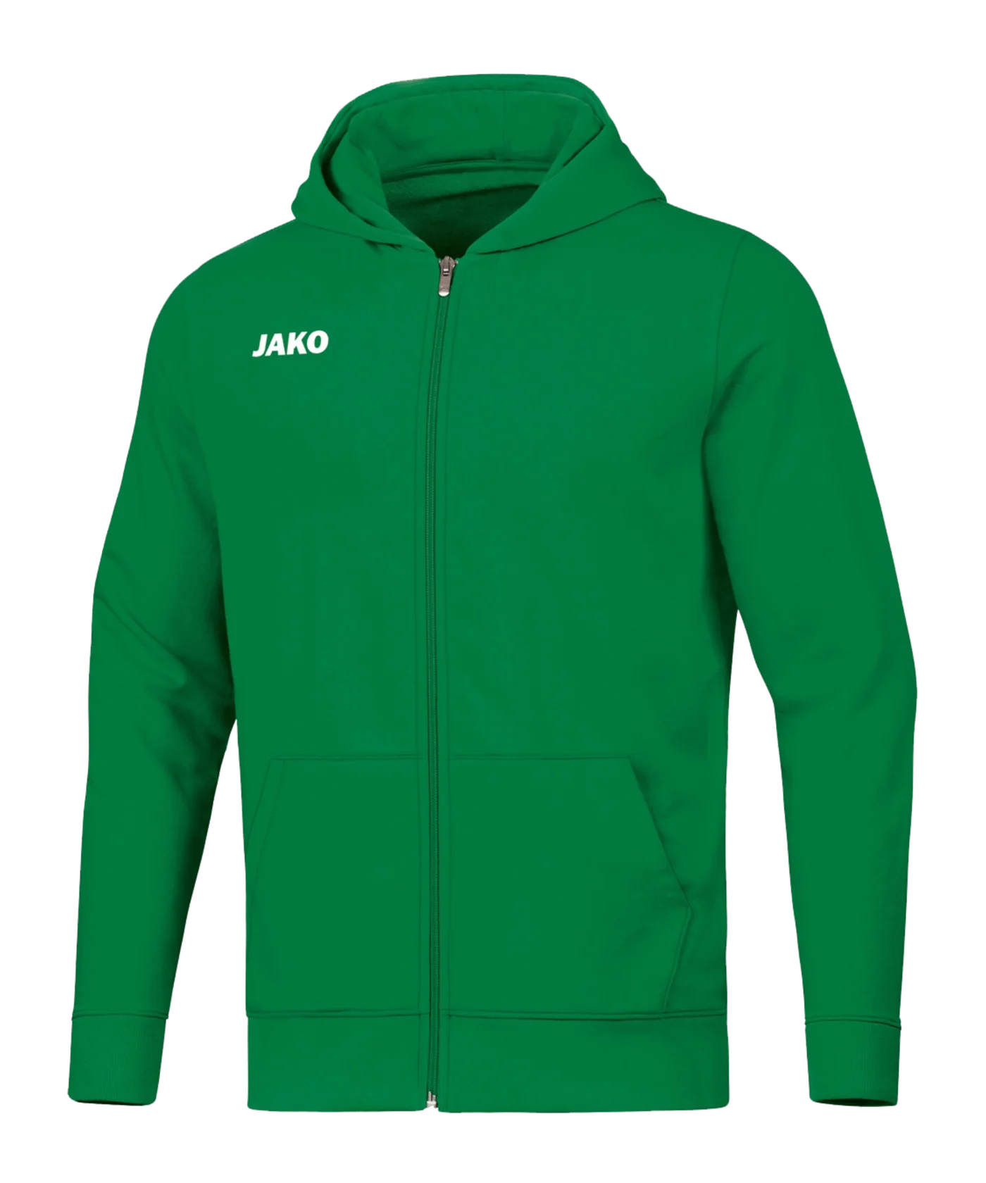 JAKO Base Kapuzenjacke Kids Grün F06