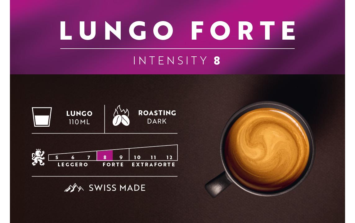 Kaffeekapseln für Nespresso Lungo Forte 100 StückKaffeekapseln für Nespresso Maschinen