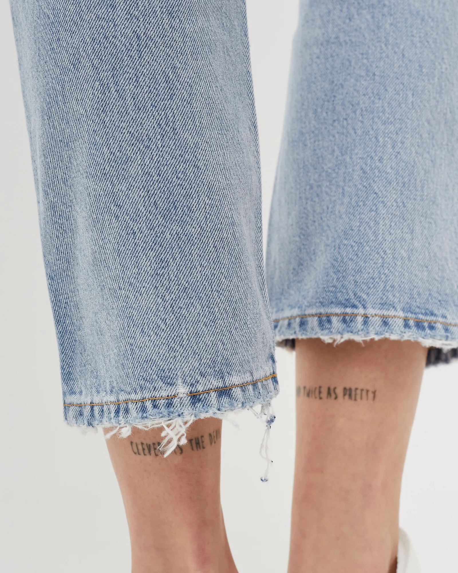 AGOLDE WMNS riley crop jeans