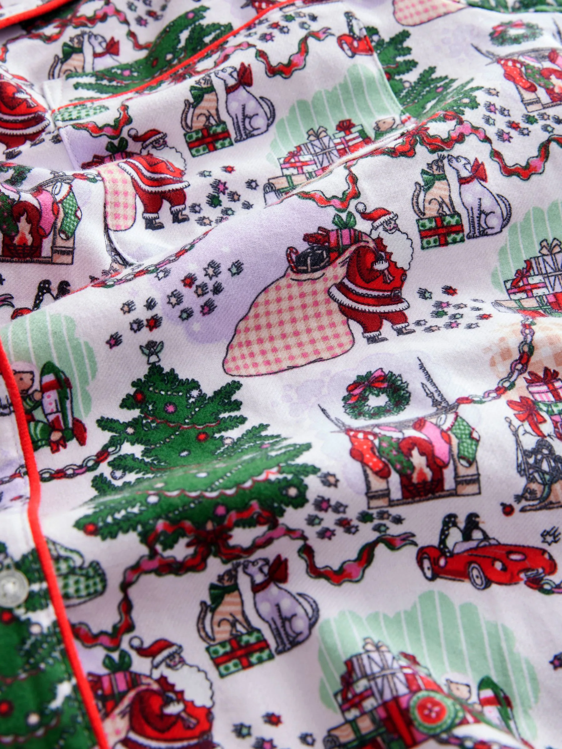 Cath Kidston 100% katoenen pyjama met knoopsluiting