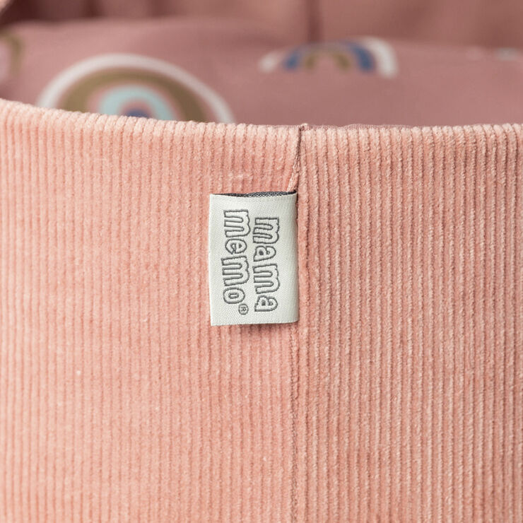 Mamamemo DUKKELIFT 35CM, Fløjl Rosa