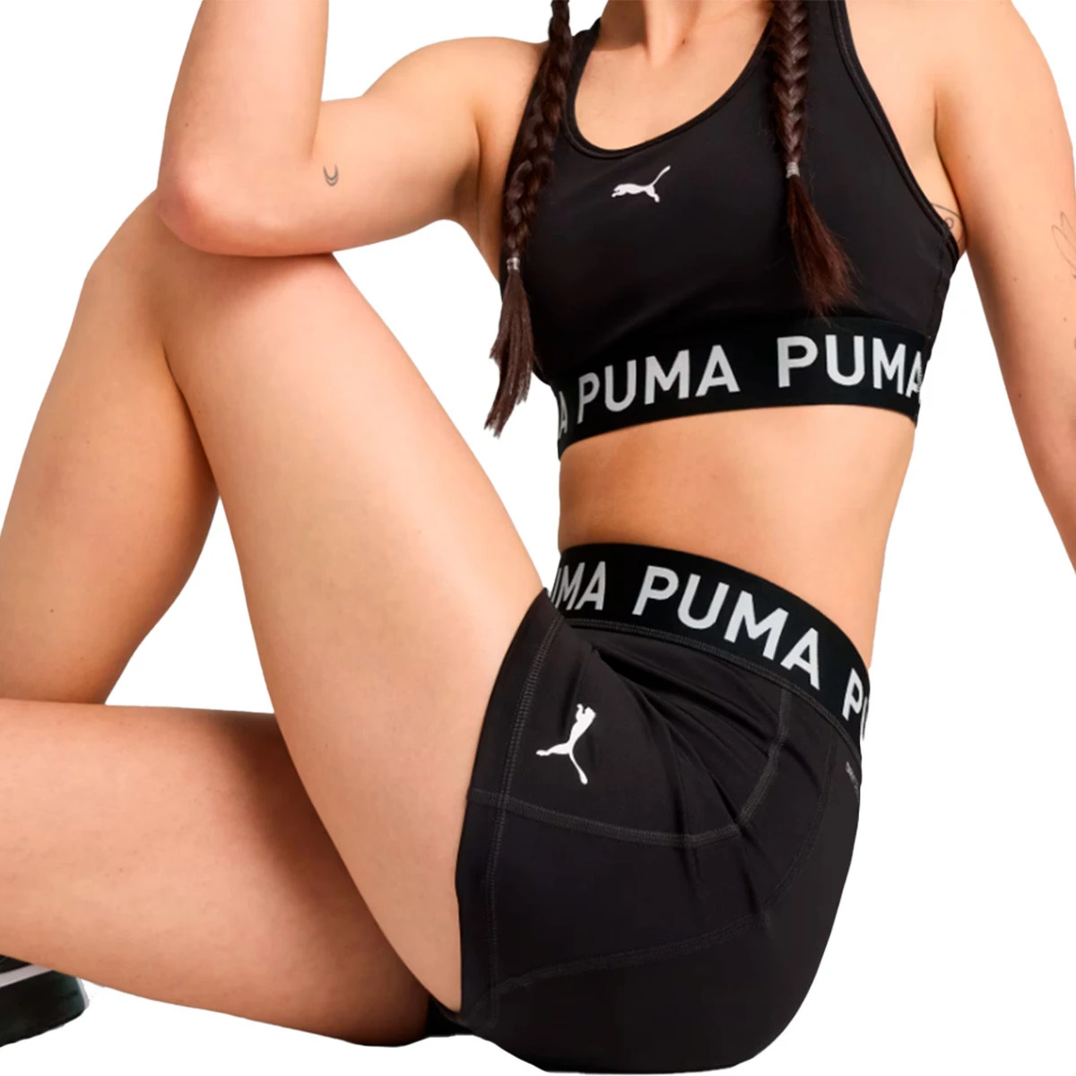 Leggings curtas Puma Mulher