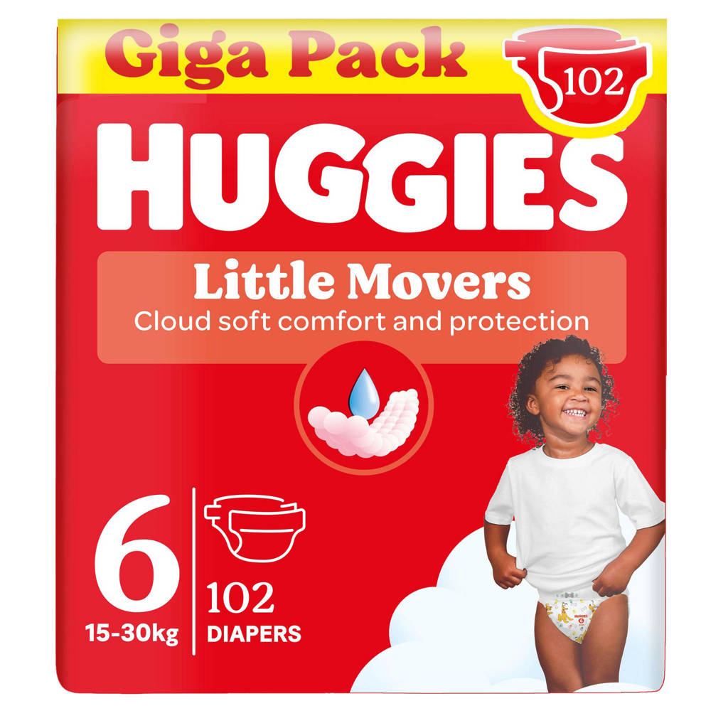 luiers - maat 6 (16 - 30 kg) - 102 luiers