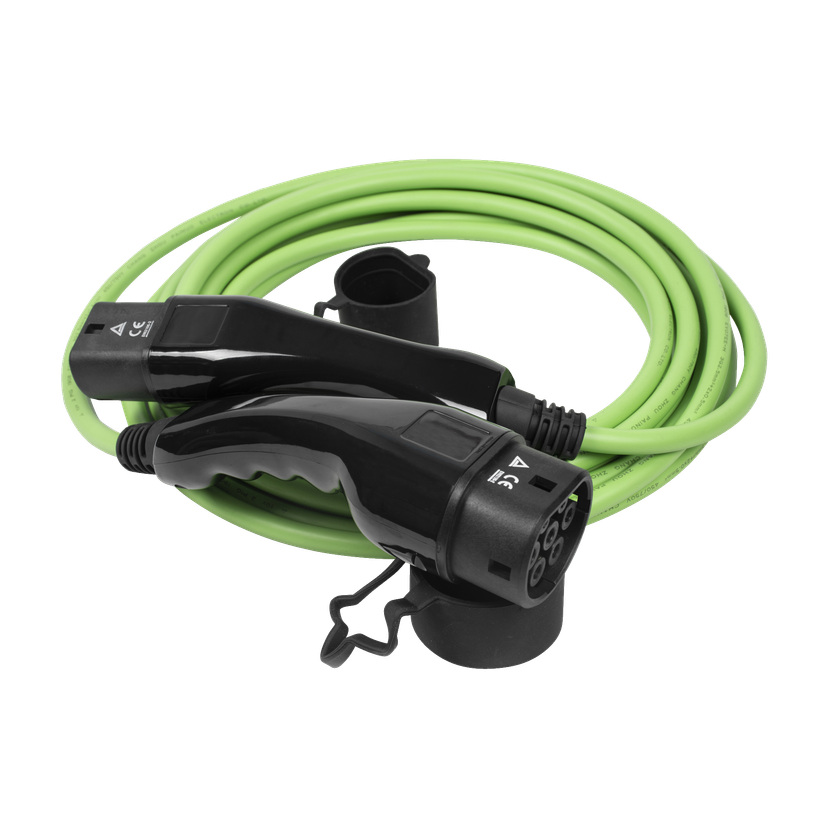 Ladekabel for elbil type 2 230 V 16 A 3,7 kW