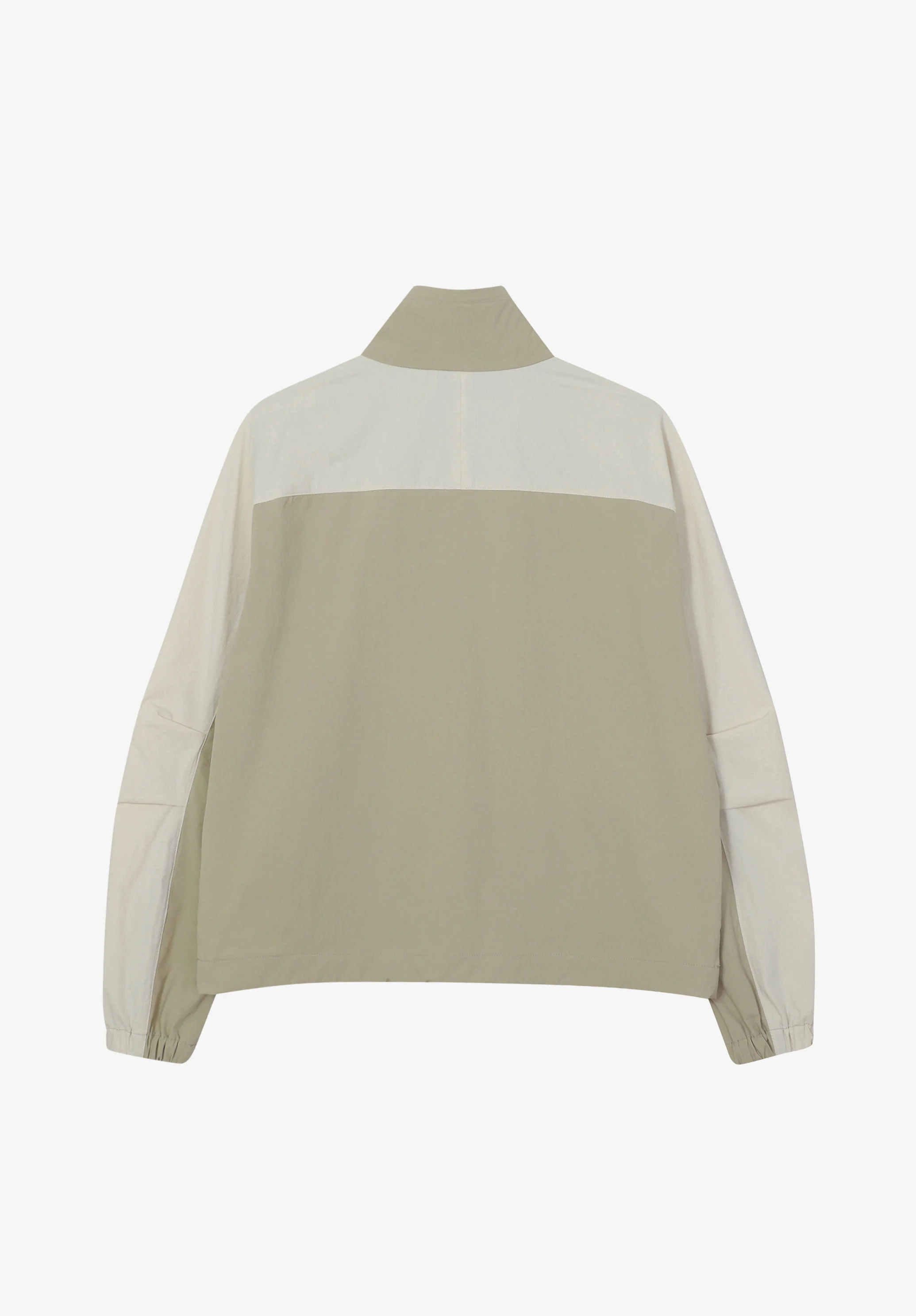Coupe vent à col montant - Beige