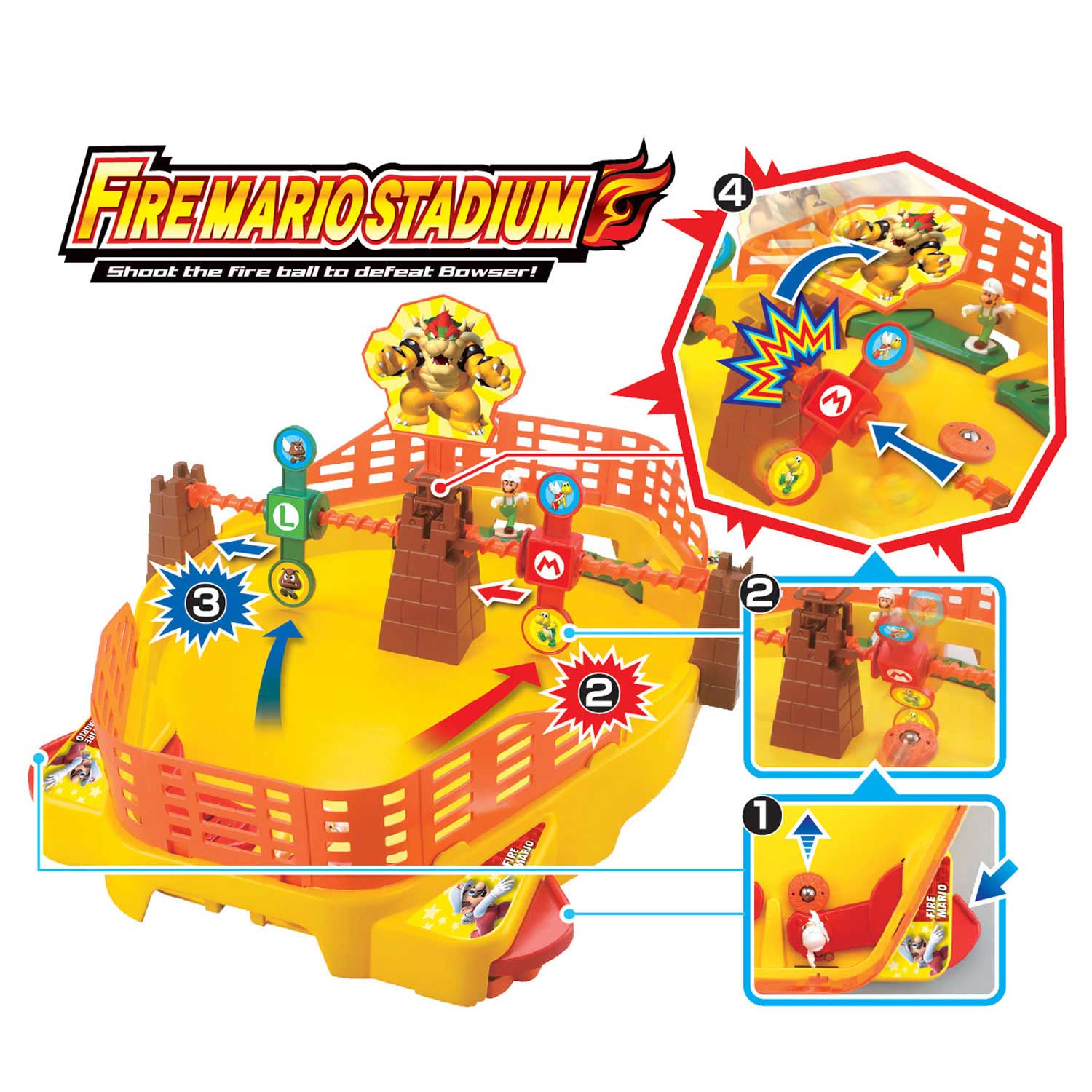 Super Mario Fire Mario Stadium