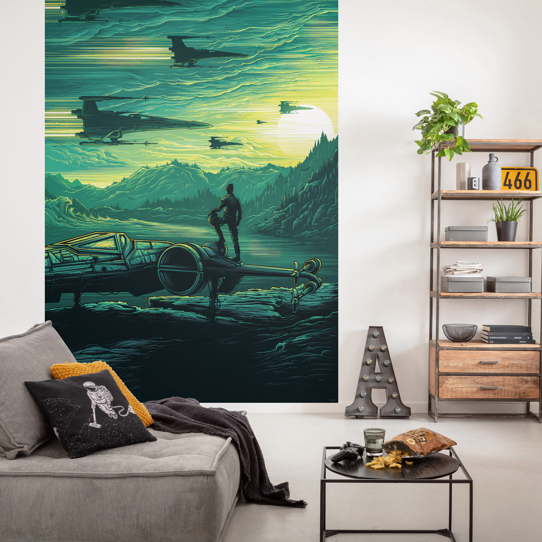 Vlies-Fototapete STAR WARS X-WING ASSAULT - 200x280 cm
