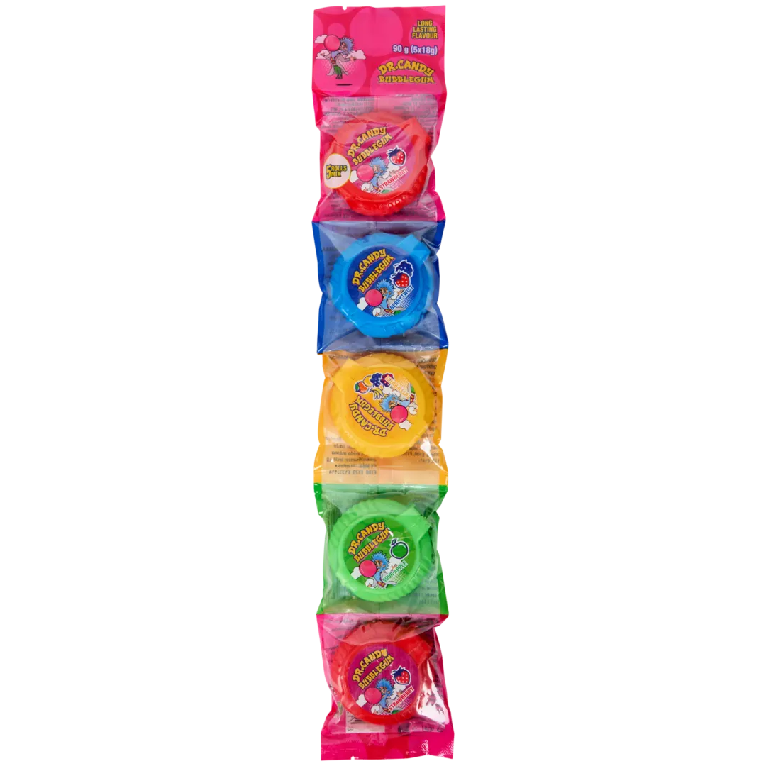 Dr. Candy bubblegum 5 x 18 gram