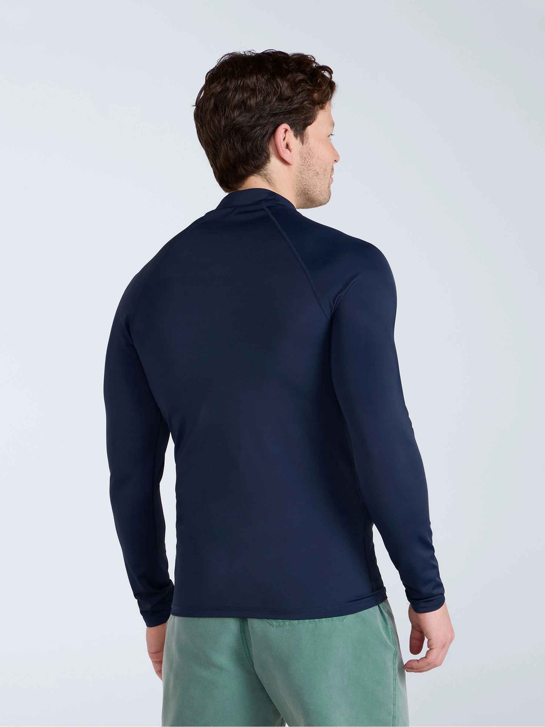 Blauw - Animal Sonny sneldrogend surfhemd met logo voor heren