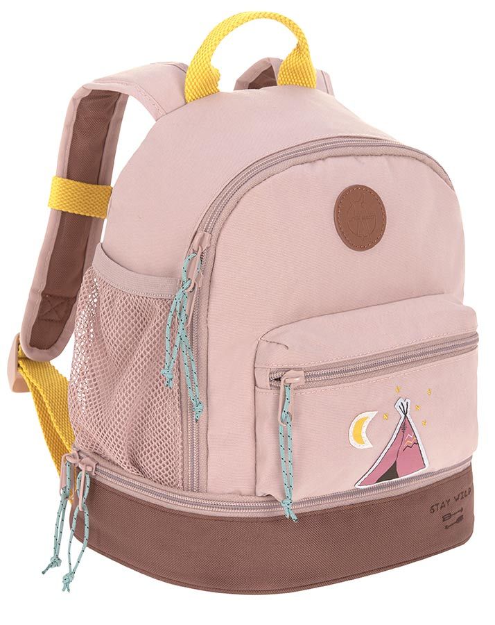 Kinderrucksack ADVENTURE TIPI MINI (24,5x27x15,5) in altrosa