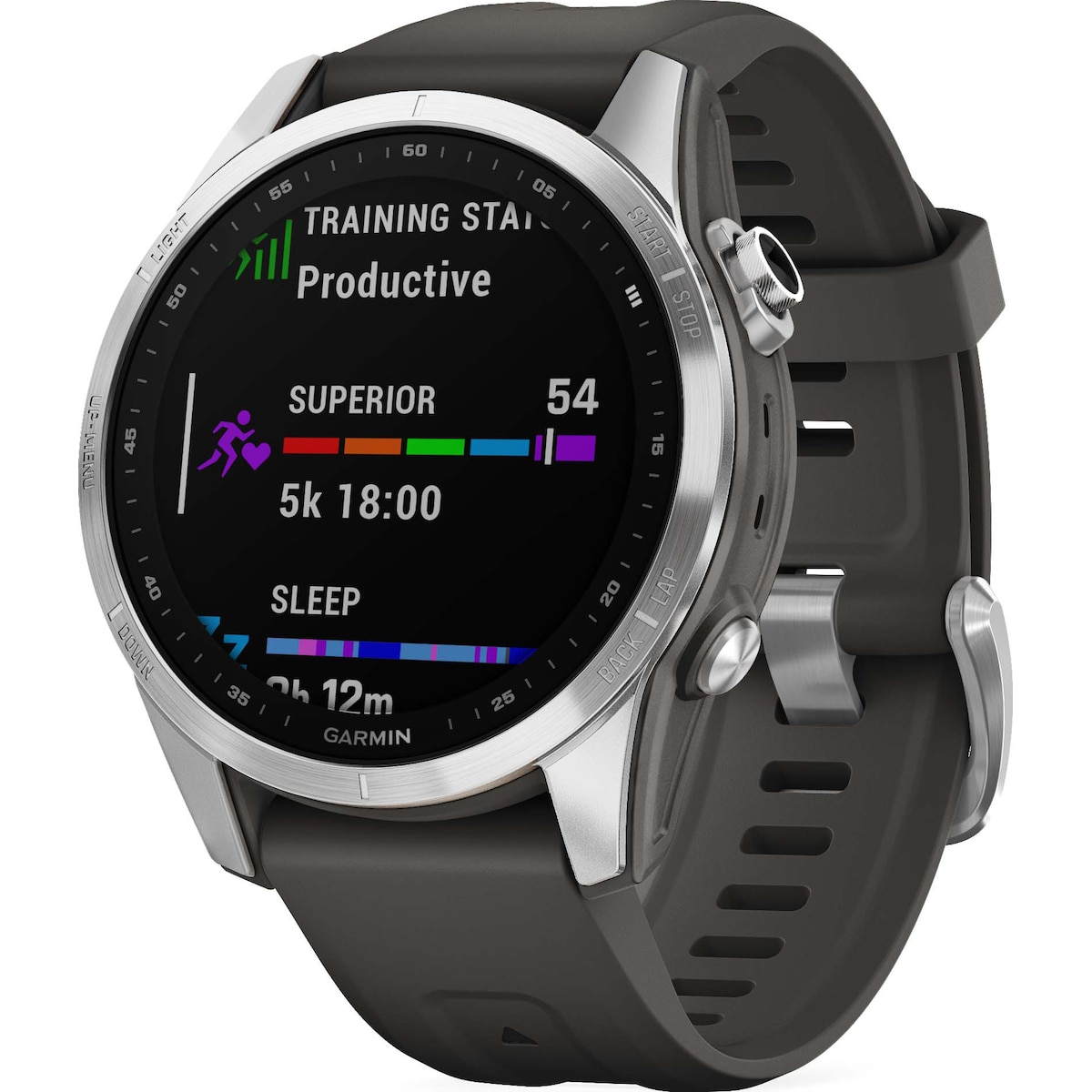 Garmin Fenix 7S smartklokke 42 mm (grafitt)