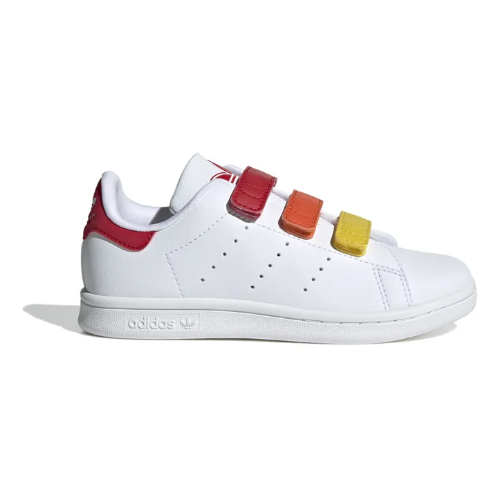 Adidas Baskets Stan Smith 3 Scratchs Multicolore | Rouge