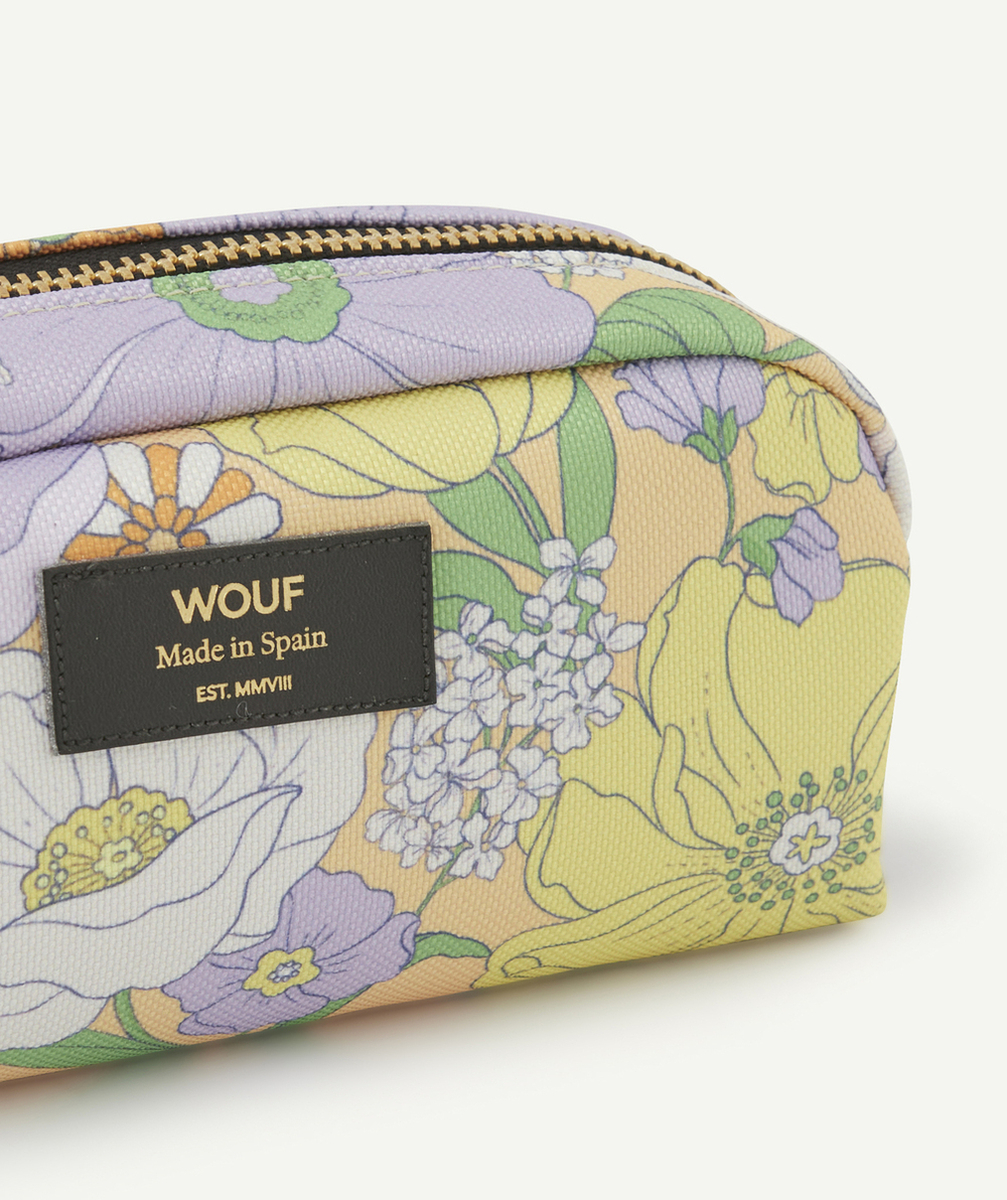 WOUFTROUSSE IMPRIMÉE FLORAL COLORÉE 19 x 9 x 7,5 CM