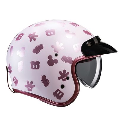 Casque Hjc V31 - DISNEY MICKEY - Rose / Blanc