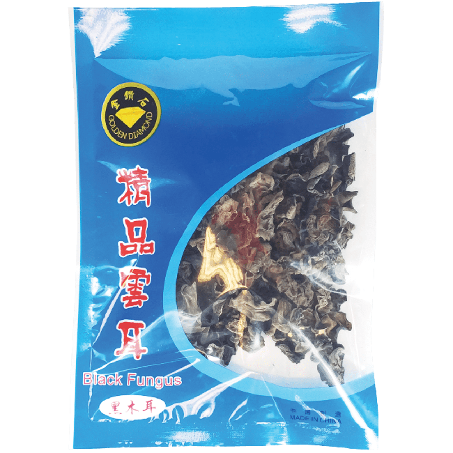 Golden Diamond Zwarte Fungus (Wan Yi) 100g