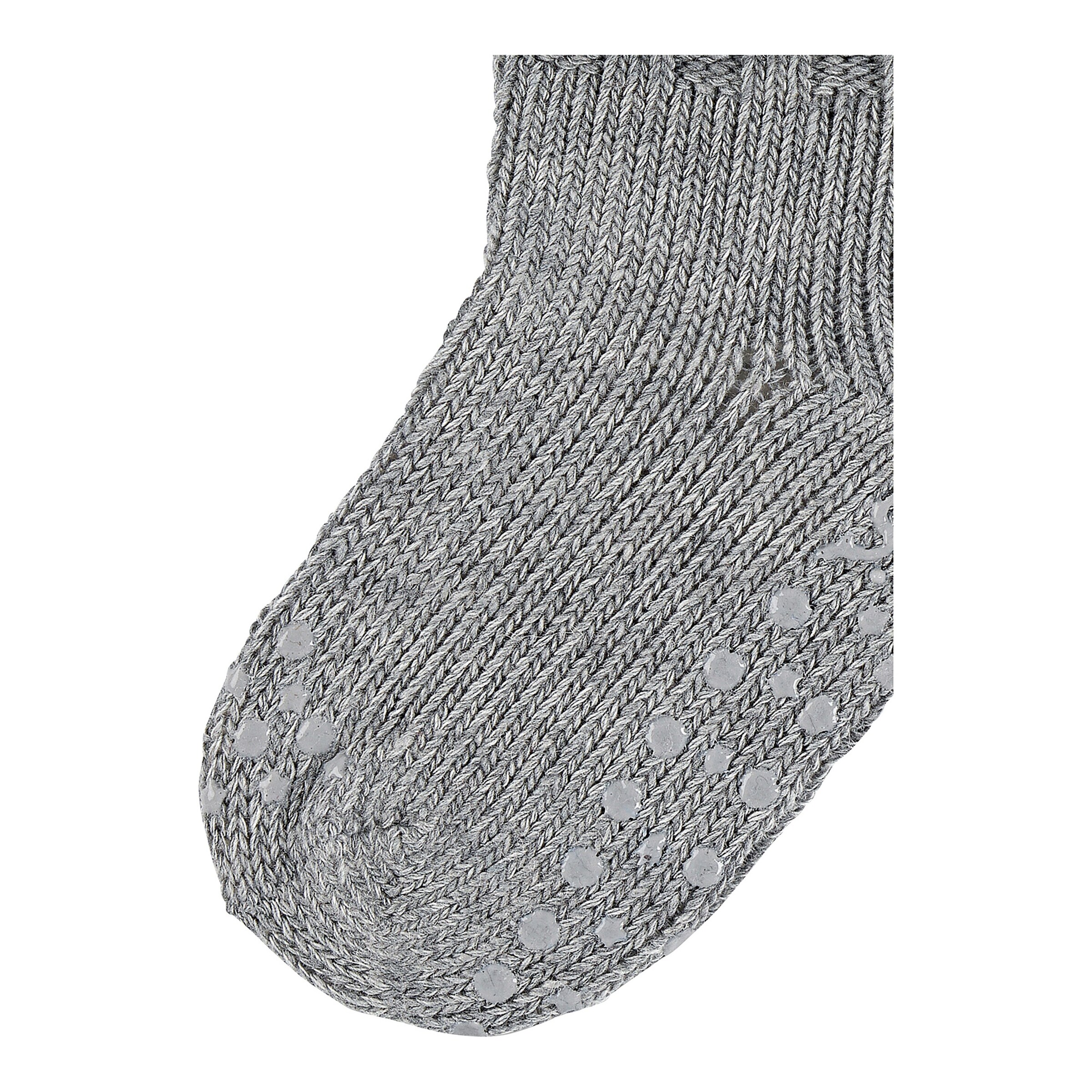 Sterntaler Woll-ABS-Krabbelsocken grau