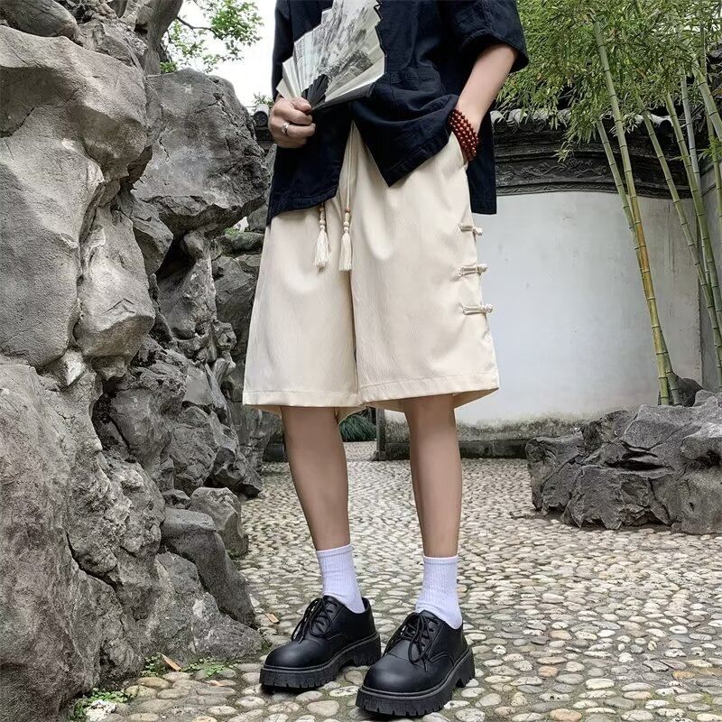 emeisa - Shorts met effen knoop en halfhoge taille