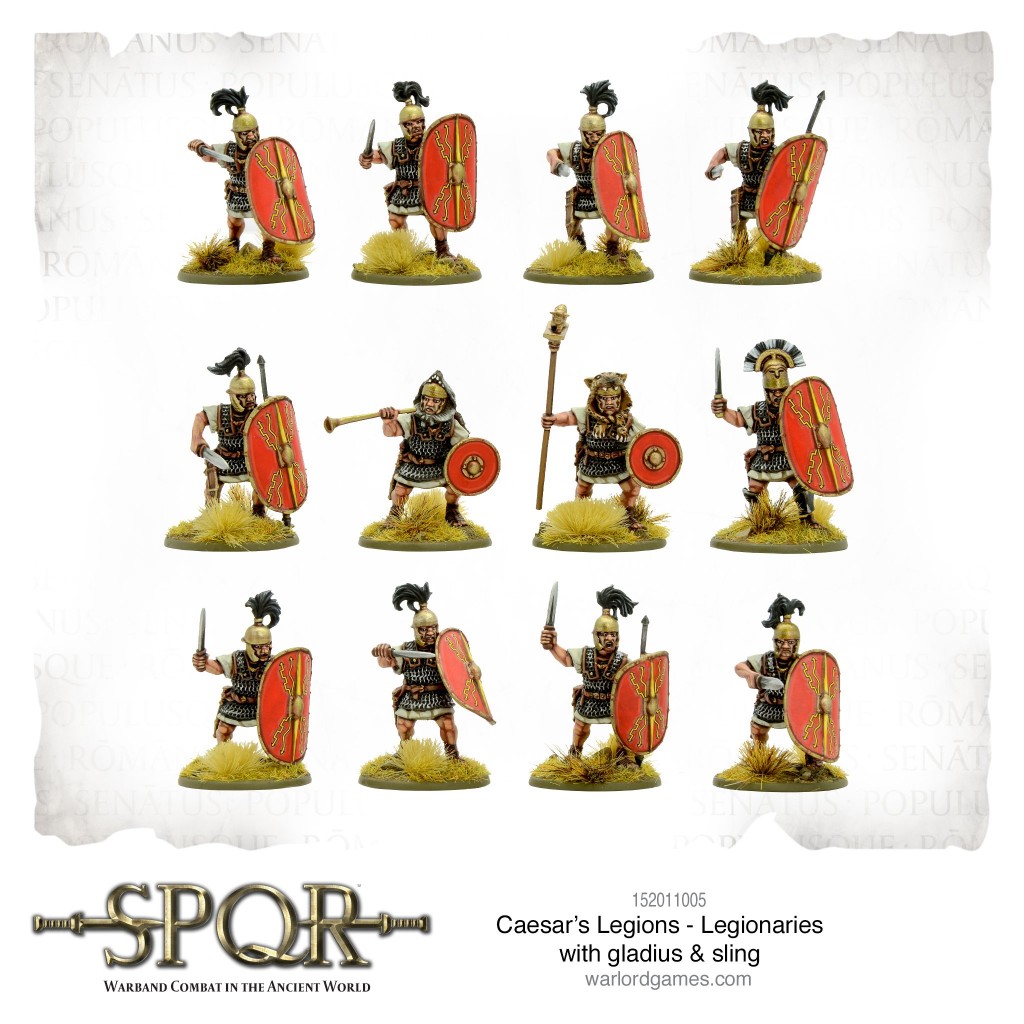 SPQR: Caesar's Legions - Legionaries with Gladius & Sling