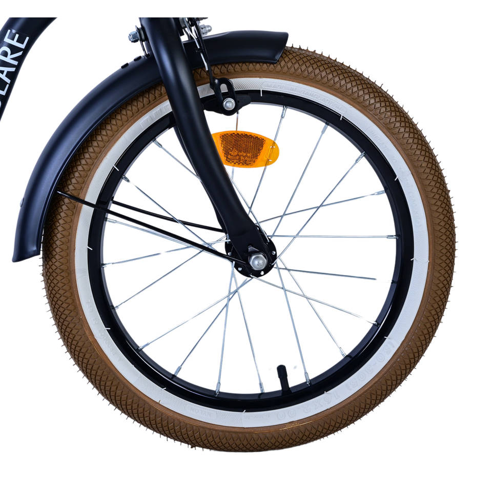 Volare Black Cruiser kinderfiets - 16 inch - zwart