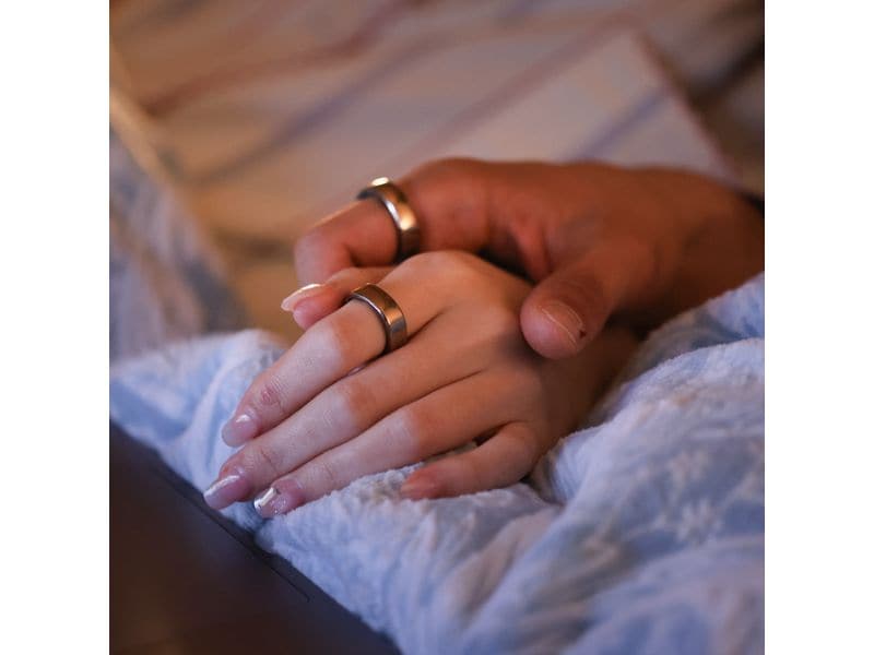 RingConn Smart Ring Gen 2 Air Grösse 12 Gold Ultradünner Smart Ring mit Gesundheitsüberwachung