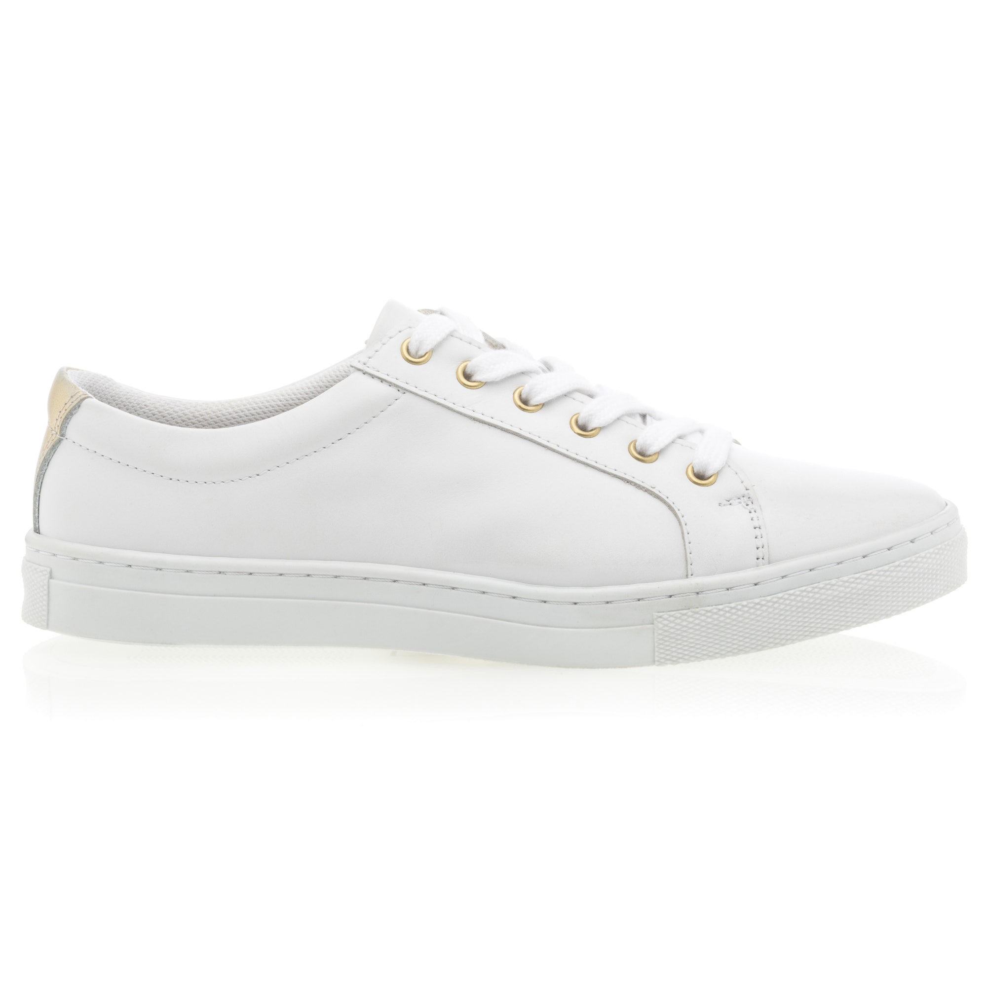Baskets basses Femme en cuir blanc