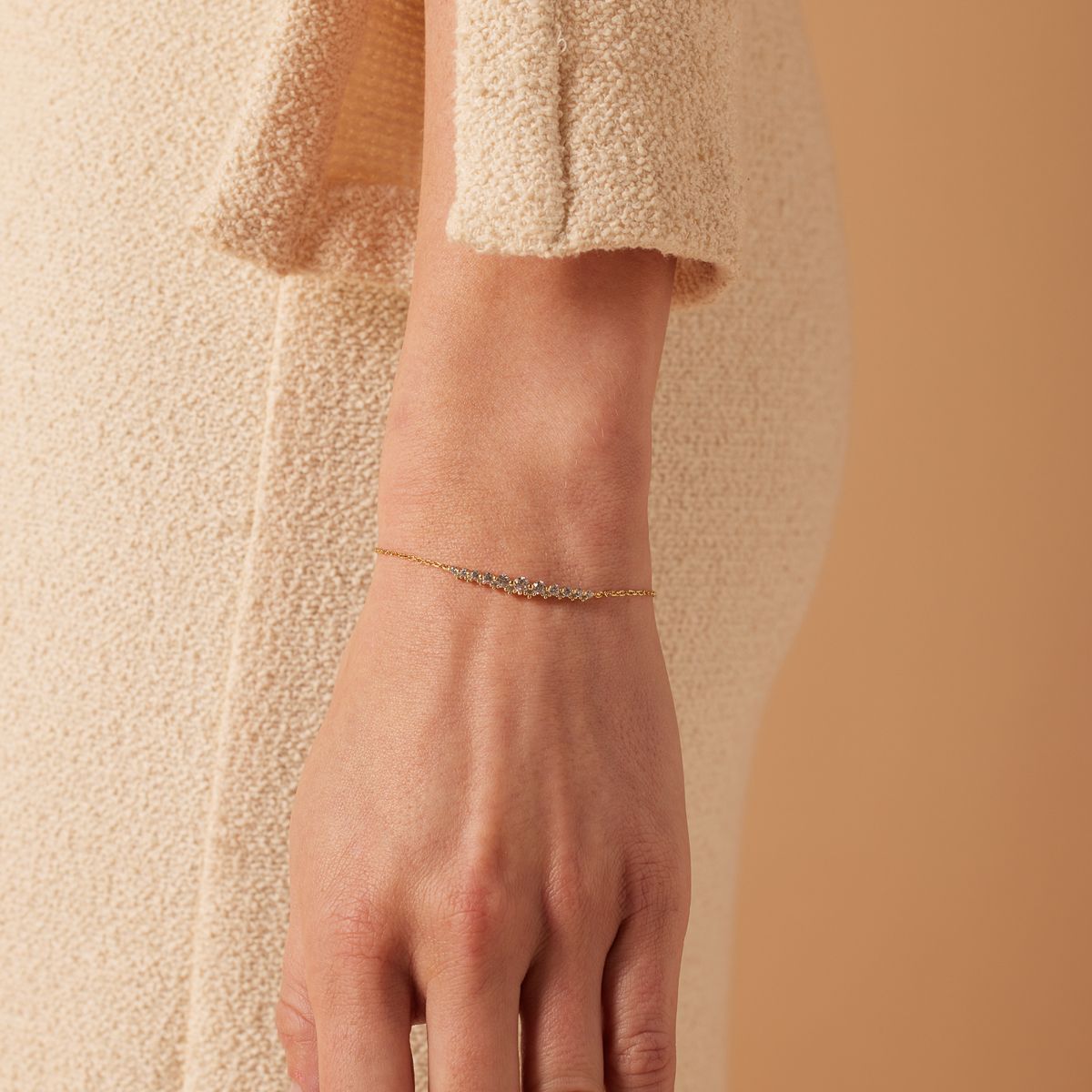 Zilveren armband met zirkonia