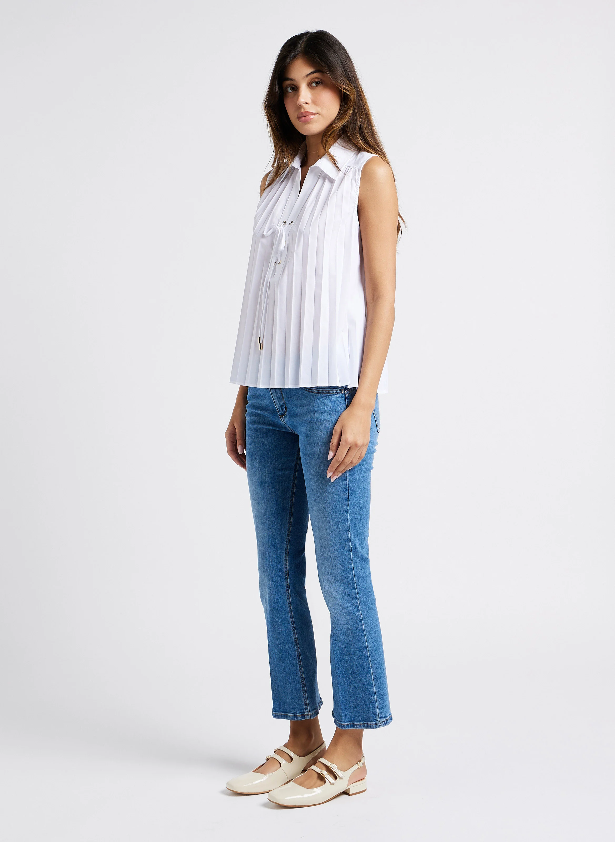 DAISY - Babies en cuir vernis | Beige