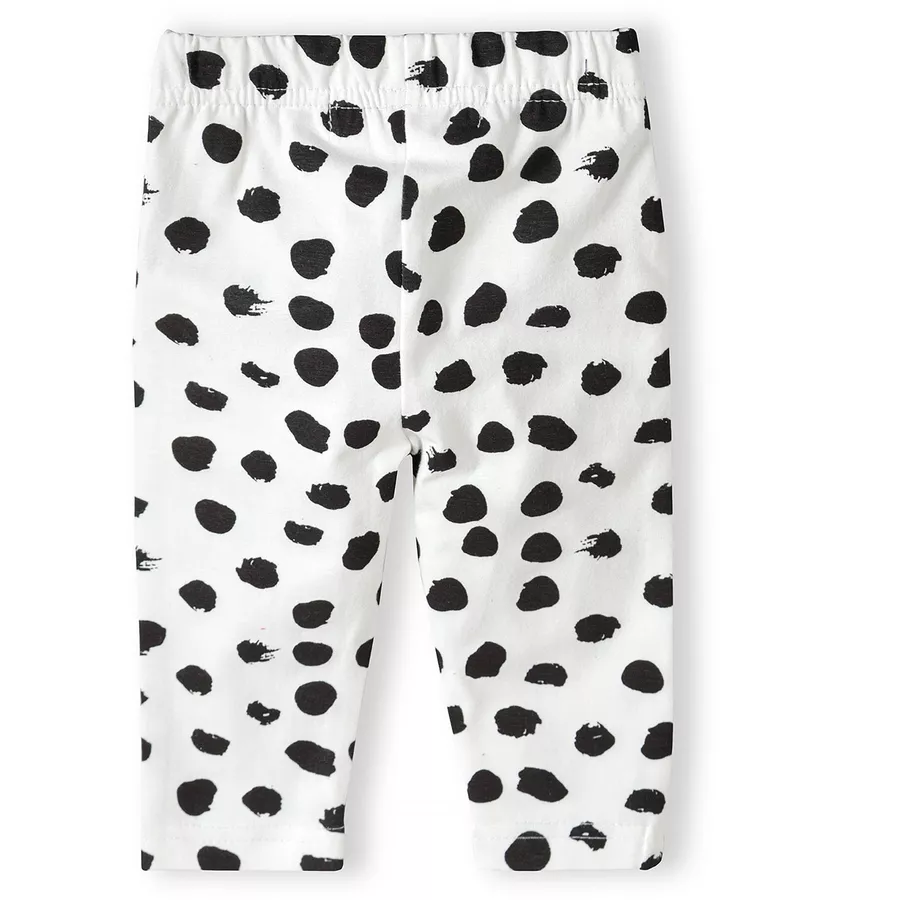 MINOTI Sweatshirt und Leggings im Set GrünCremeweiß