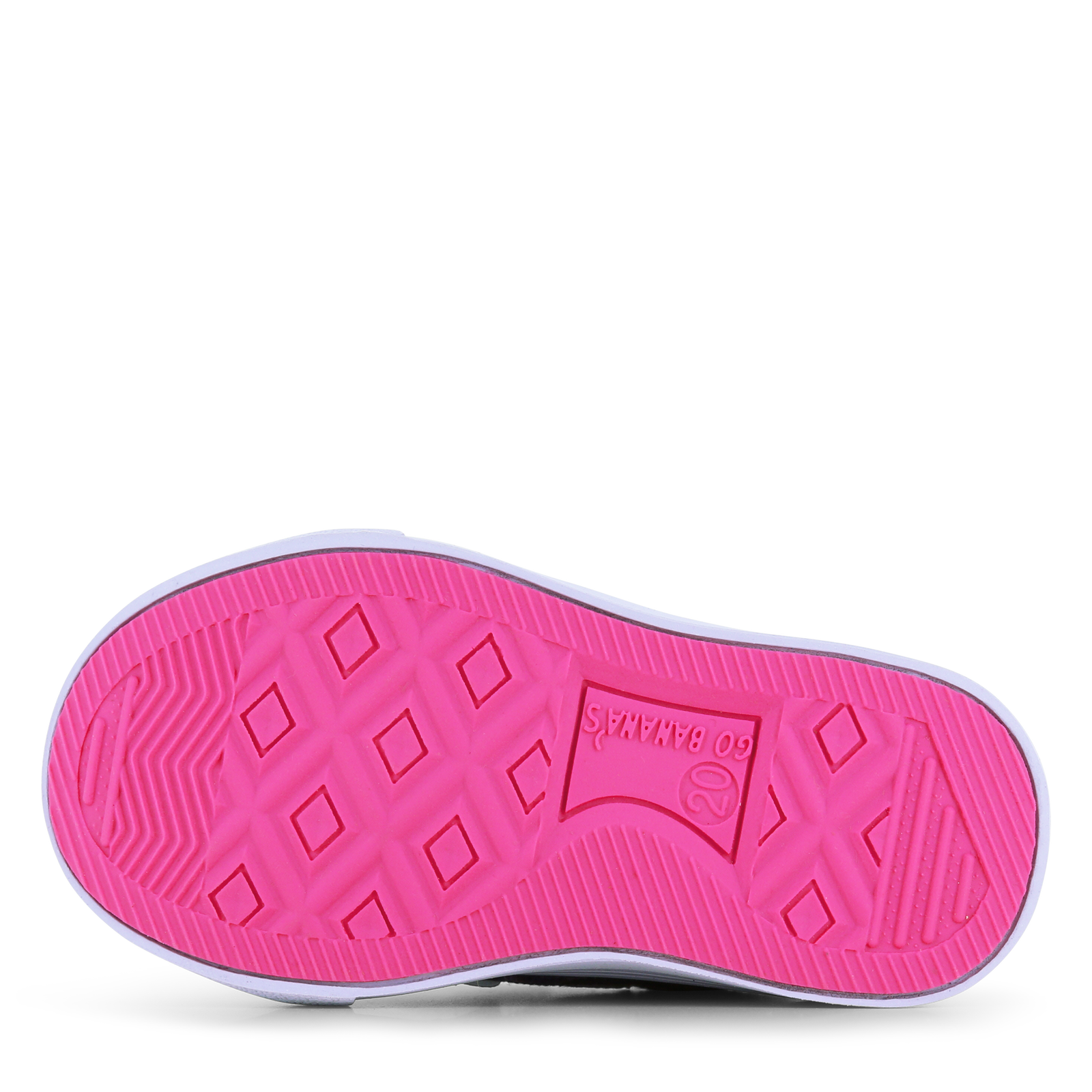 Go Bananas sneaker klittenband - Swan Canvas | Meisjes schoenen