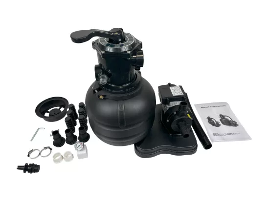 Groupe de filtration à sable 8.5 M3/H - Cuve 25kg sable - 250W -Piscine 40m3