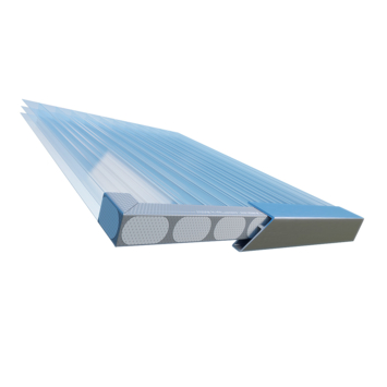 Filtertape t.b.v. polycarbonaat 38 mm 650 cm