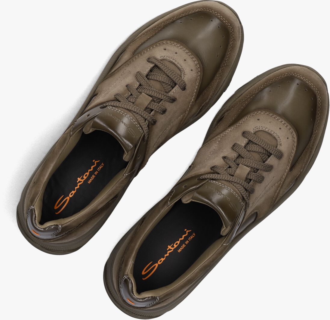 bruine santoni lage sneakers 22112