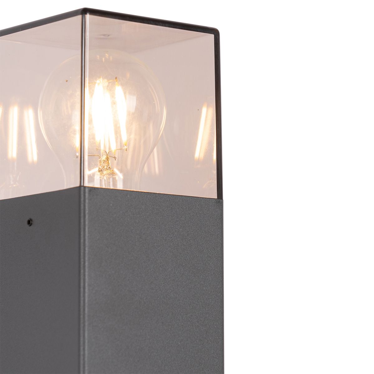 Buitenlamp 70 cm antraciet met grondpin en kabelmof - Denmark