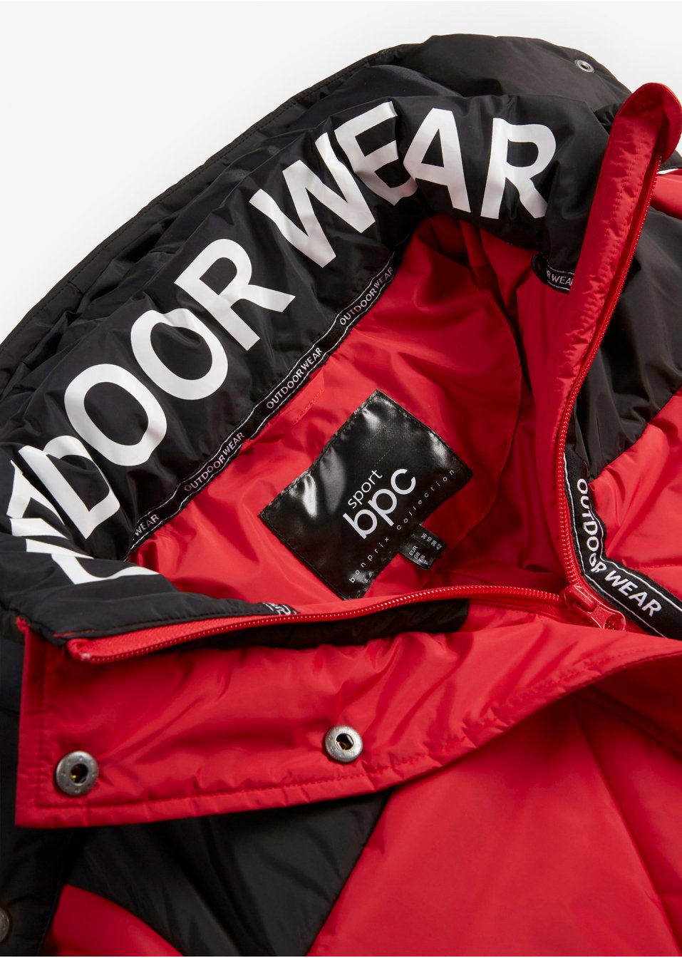 Manteau outdoor imperméable avec boutons sur le côté
