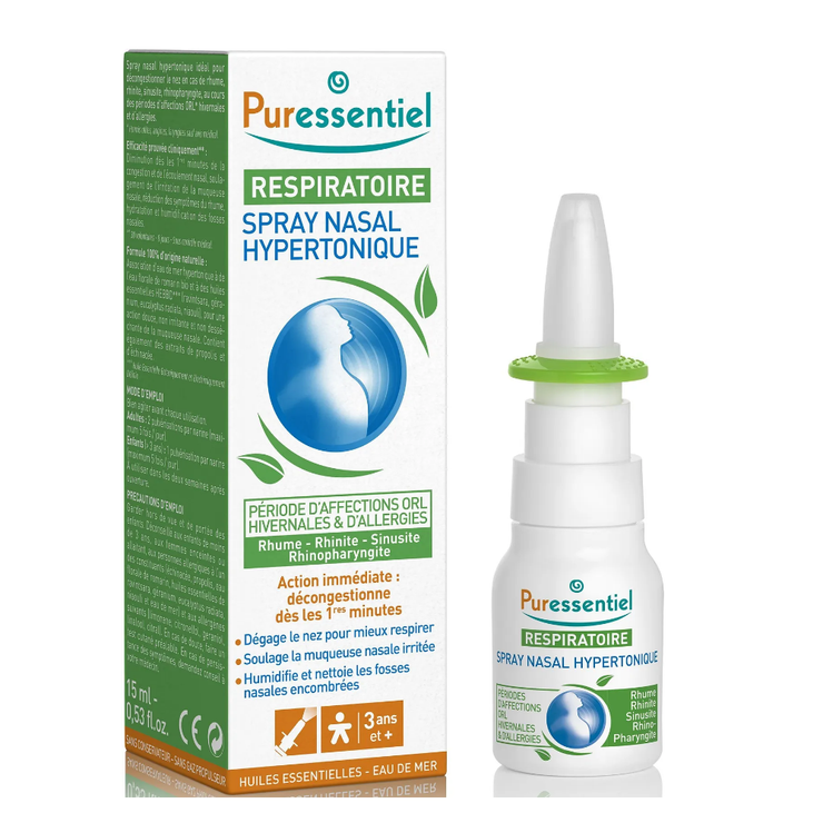 Puressentiel respiratoire sinus Ewpress spray nasal 15 ml