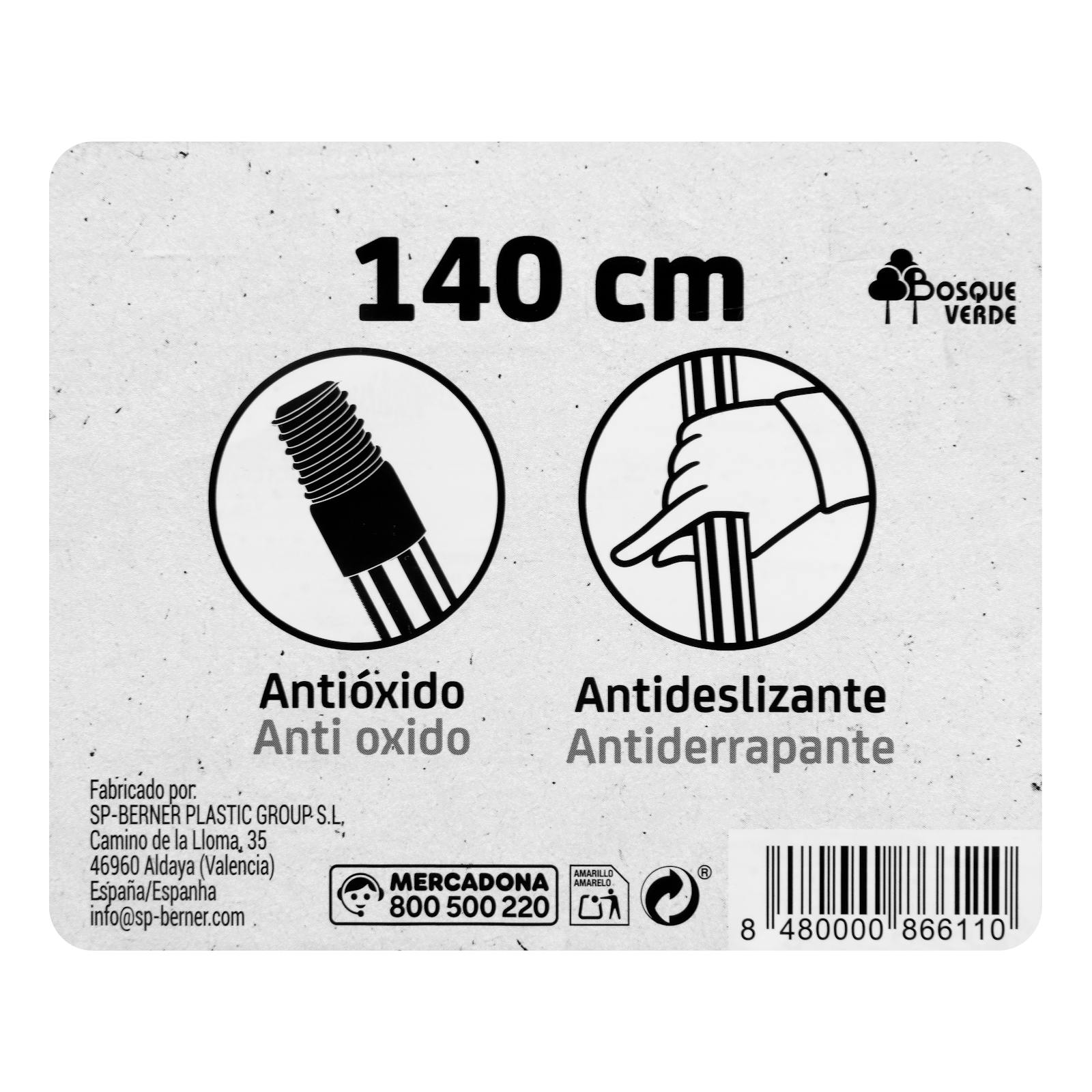 Bâton antidérapant Green Forest 140 cm