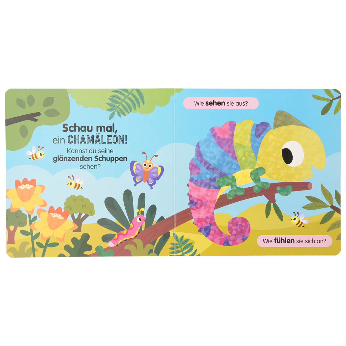 Topomini Baby Mitmachbuch mit Dinos pink / gelb