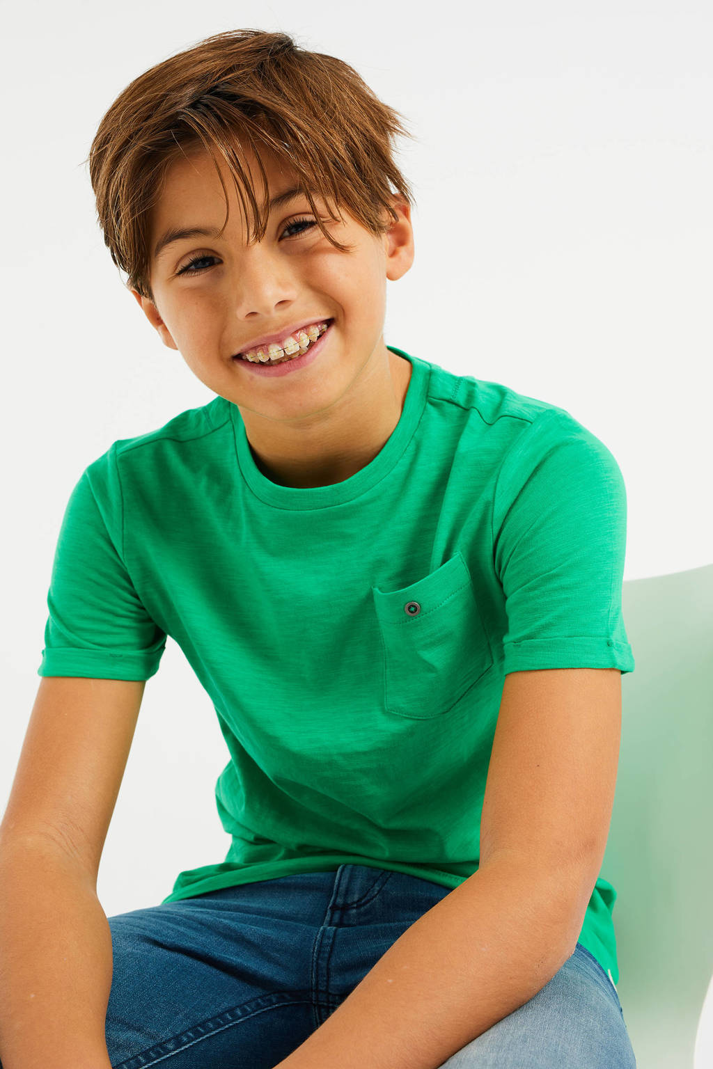 WE Fashion T-shirt groen