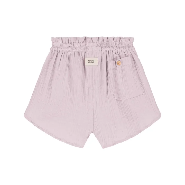 Studio Bohème Short Georgette Gaze de Coton | Parme