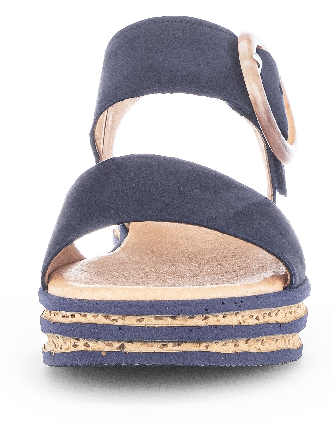 Gabor Keilsandalette  , Sommerschuh, Sandale, Keilabsatz, mit grosser Zierschnalle