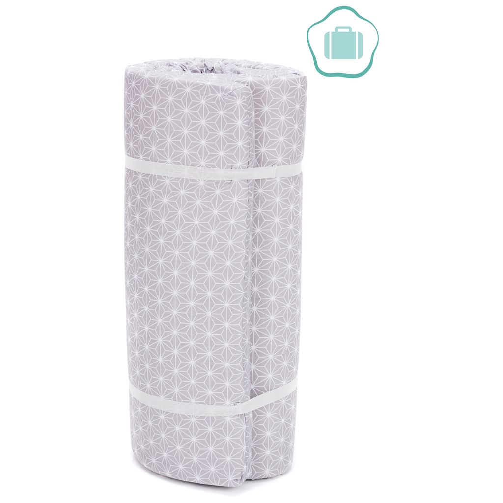 fillikidfillikid   Reisebettmatratze gerollt cube grey