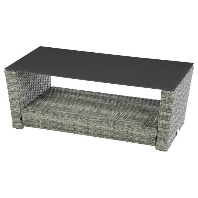 Table basse de jardin POLYNÉSIA Havane