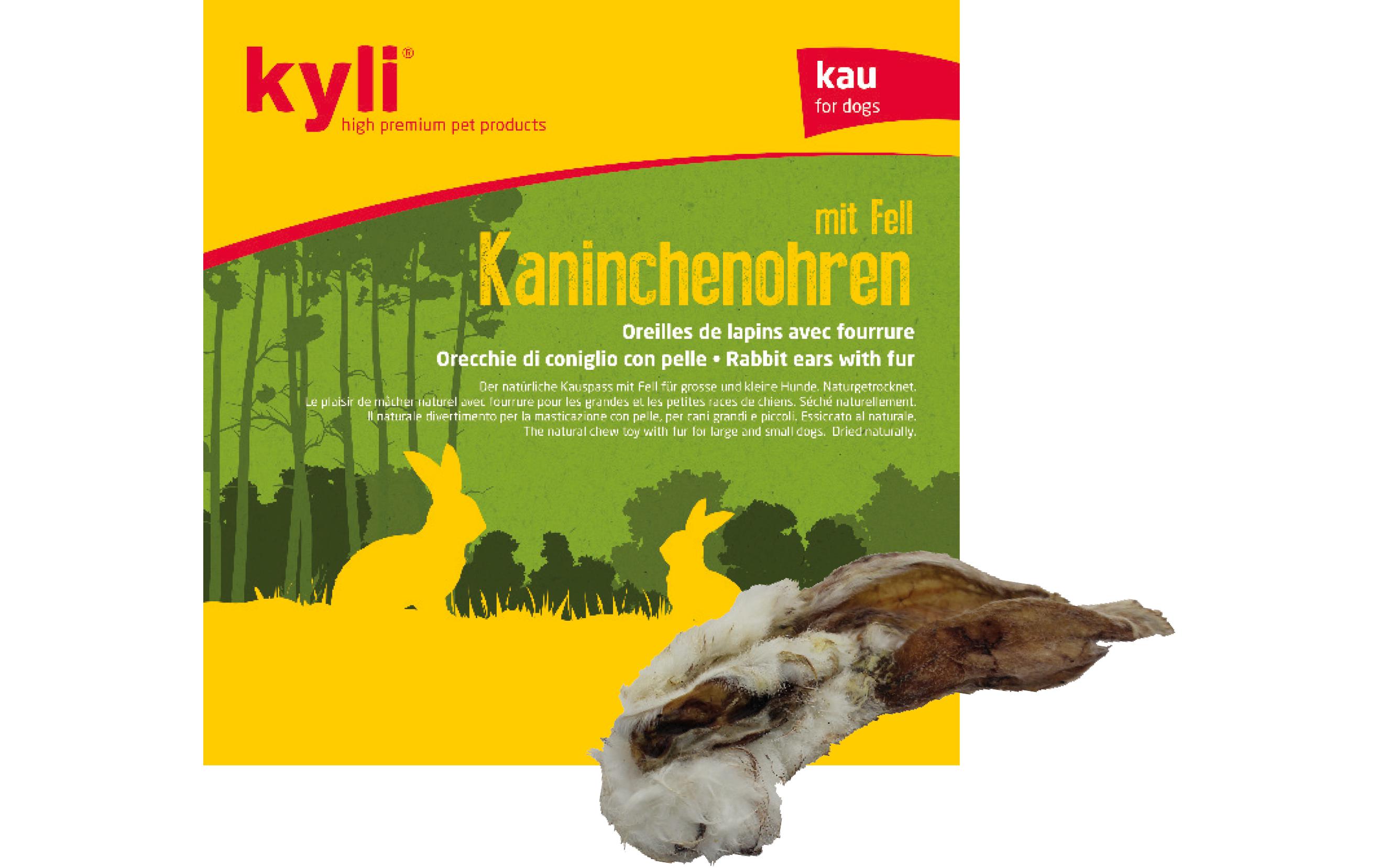 Kaninchenohren mit Fell, 500 gErgänzungsfuttermittel für Hunde