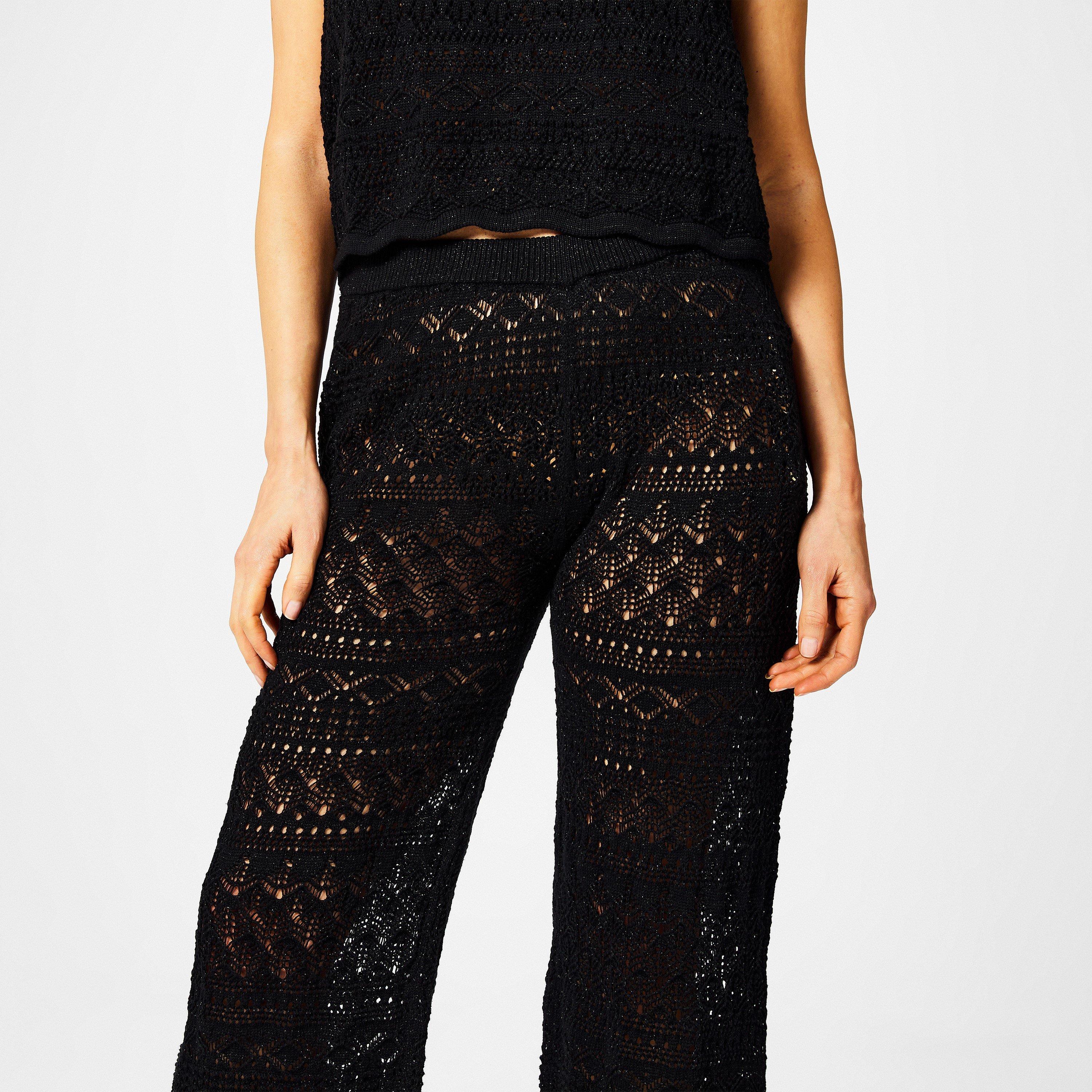 Biba Pointelle Knitted Trousers