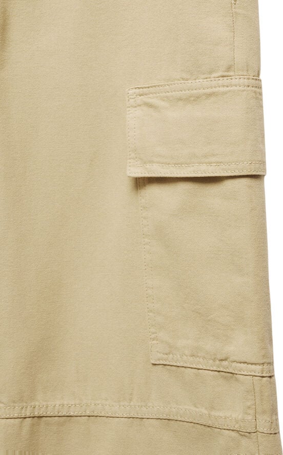 MANGO Pocket cargo pants Medium brown