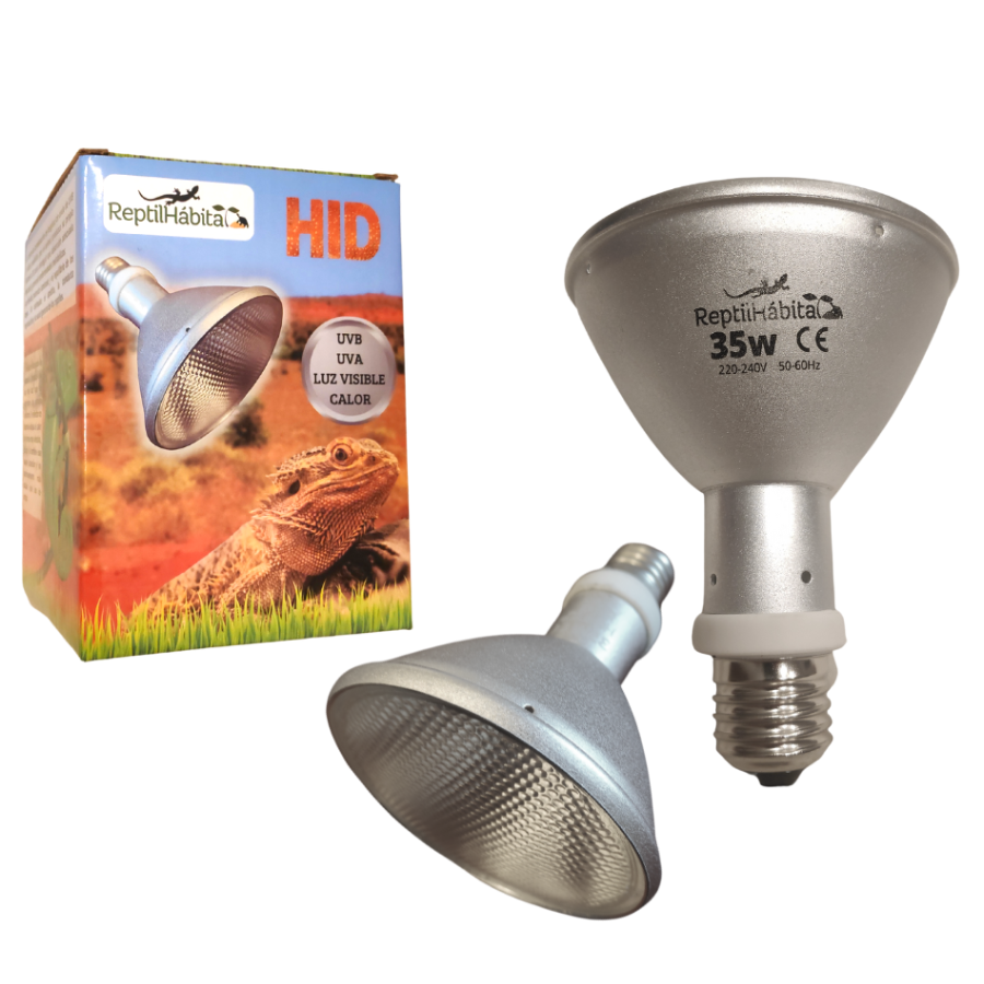 Lâmpada UVB HID para terrário de répteis (requer reator)