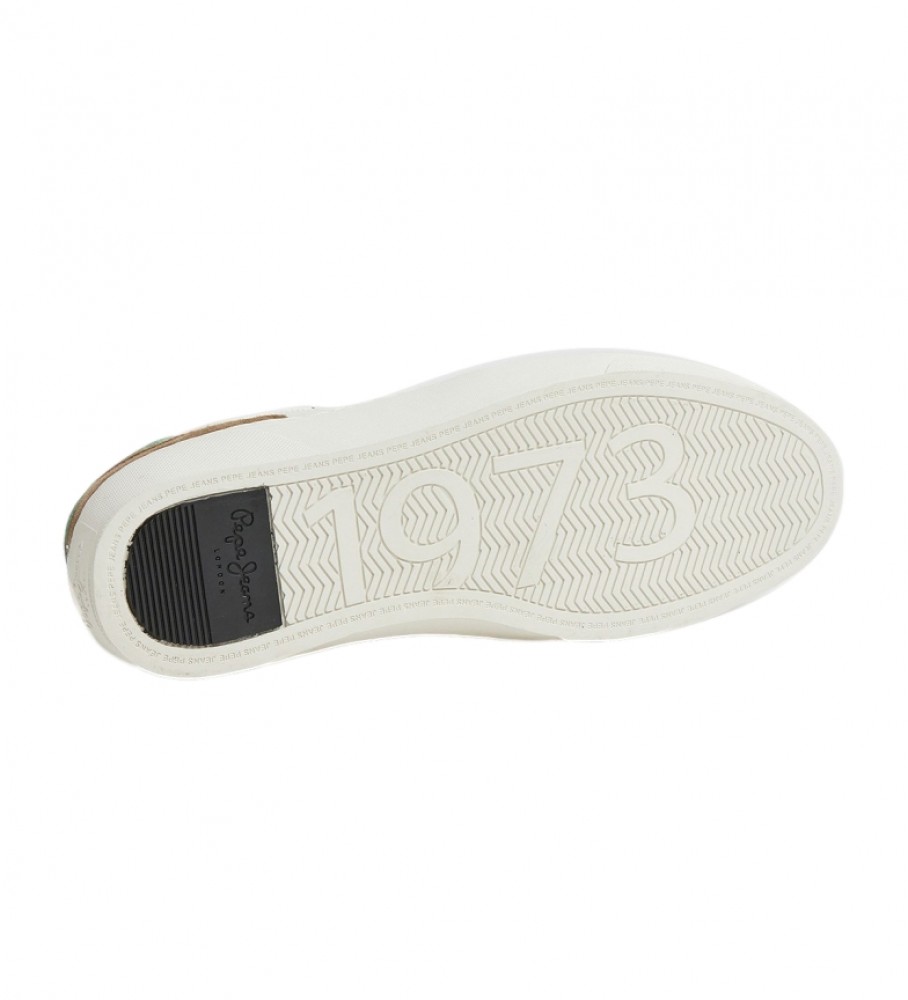 Tênis de couro Pepe Jeans Yogi Street M, branco, marrom
