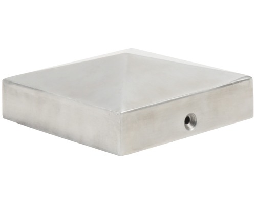Paalkap 9 x 9 cm aluminium